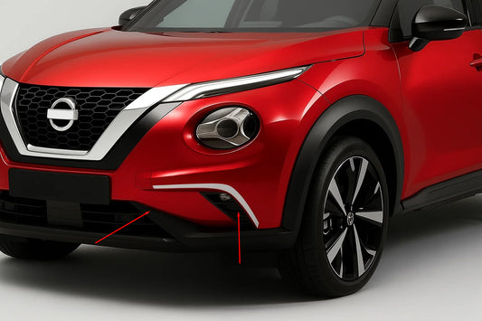 Headlight Covers Chrome (2 pcs, Stainless Steel) for Nissan Juke 2020- - image 1