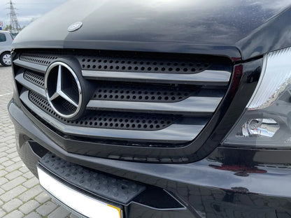 Grille Covers BlackChrome (2013↗, Stainless Steel) for Mercedes Sprinter W906 2006-2018 - image 4