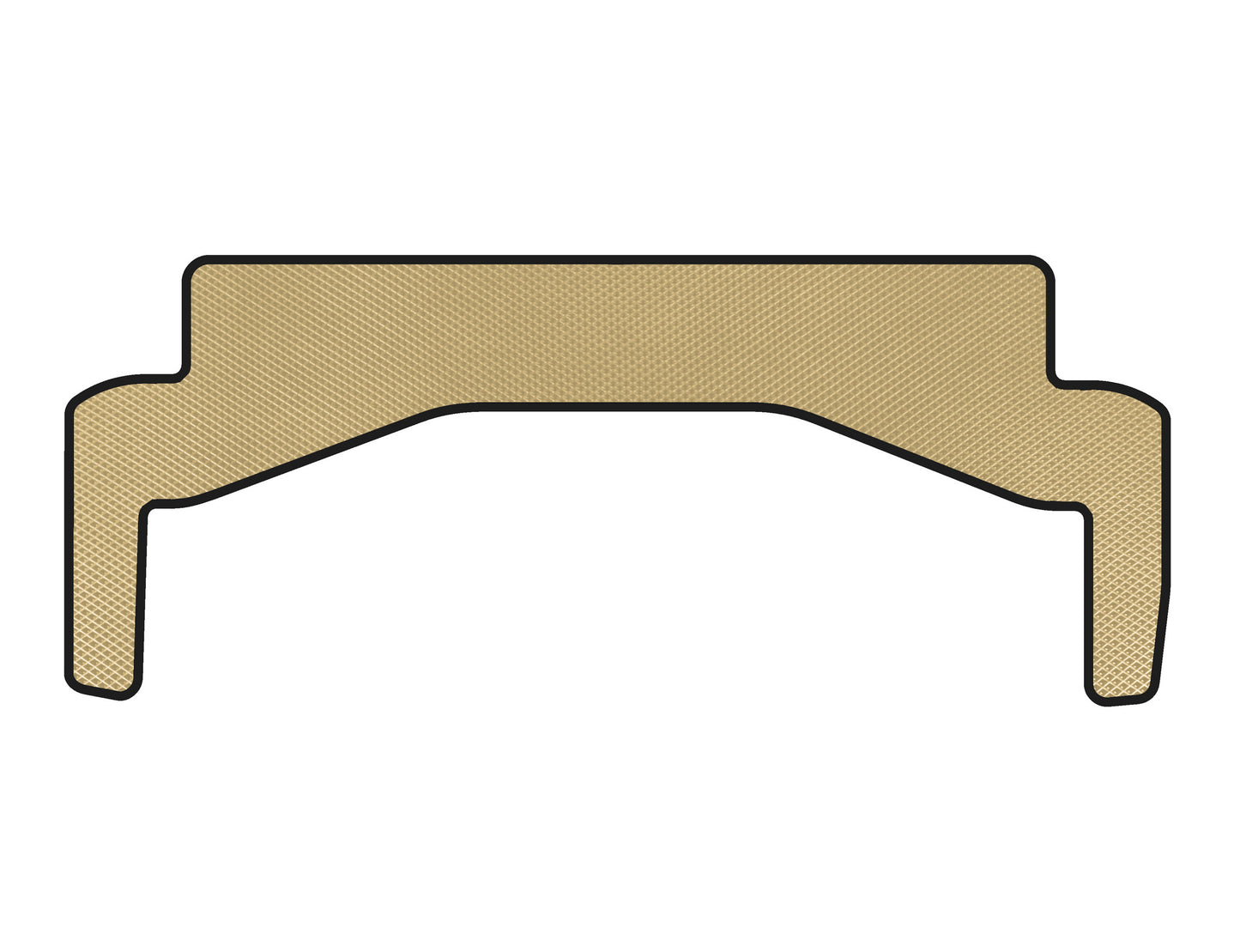 EVA Trunk Mat (upper, Roadster, Beige) for Mercedes SLK R172 2011-2016 - image 1