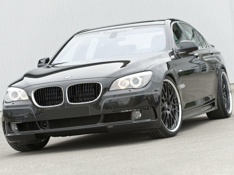 Kidney Grilles 1 Bar (Gloss Black with Chrome Trim) for BMW 7 Series F01/F02 2008-2015 - image 3