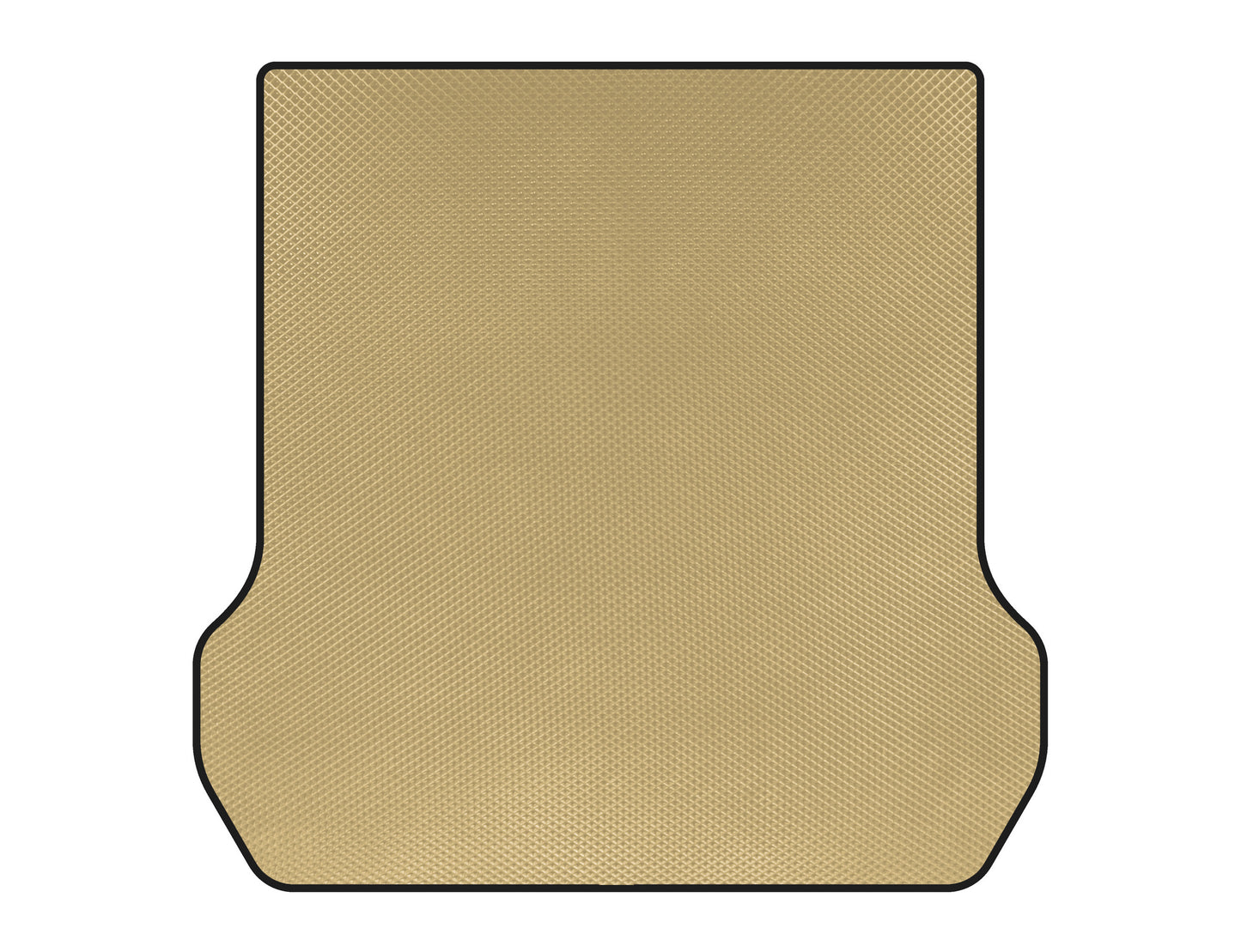 EVA Trunk Mat (up to 2nd row, 2003-2005, 7-seater, Beige) for Opel Zafira A 1998-2005 - image 1