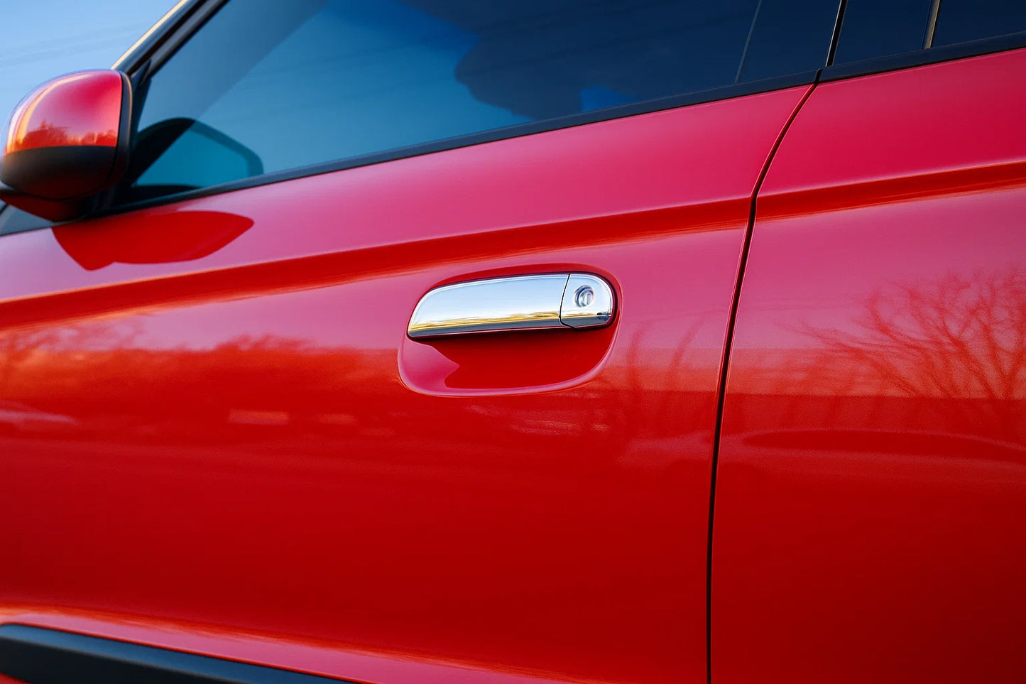 Chrome Door Handle Covers (4 pcs, Stainless Steel) for Kia Soul I 2008-2013 - image 1