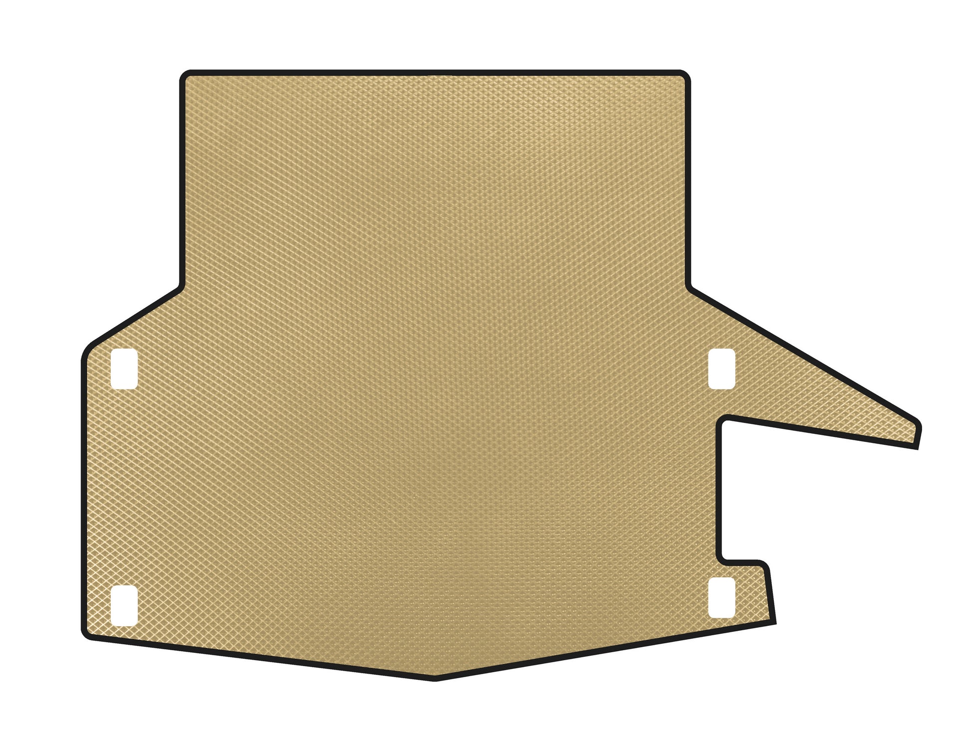 EVA Trunk Mat (SD, 2WD, Beige) for Lexus IS 2005-2013 - image 1