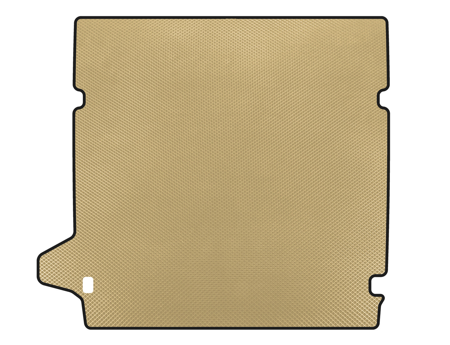 EVA trunk mat (up to 2nd row, Beige) for Nissan Pathfinder R51 2005-2014 - image 1