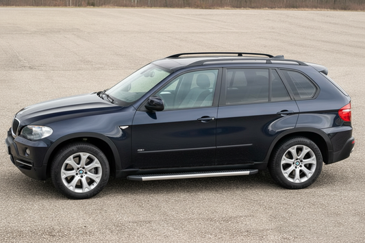 Side Steps Tayga Grey (2 pcs, Aluminum) for BMW X5 E-70 2007-2013 - image 1