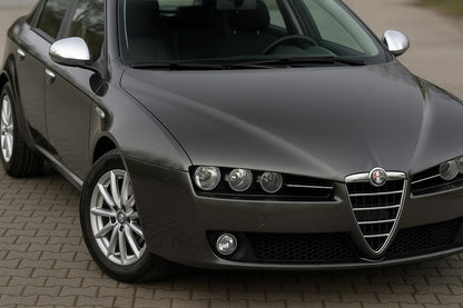 Mirror Covers (2 pcs, Stainless Steel) Carmos for Alfa Romeo 159 2005-2011 - image 1