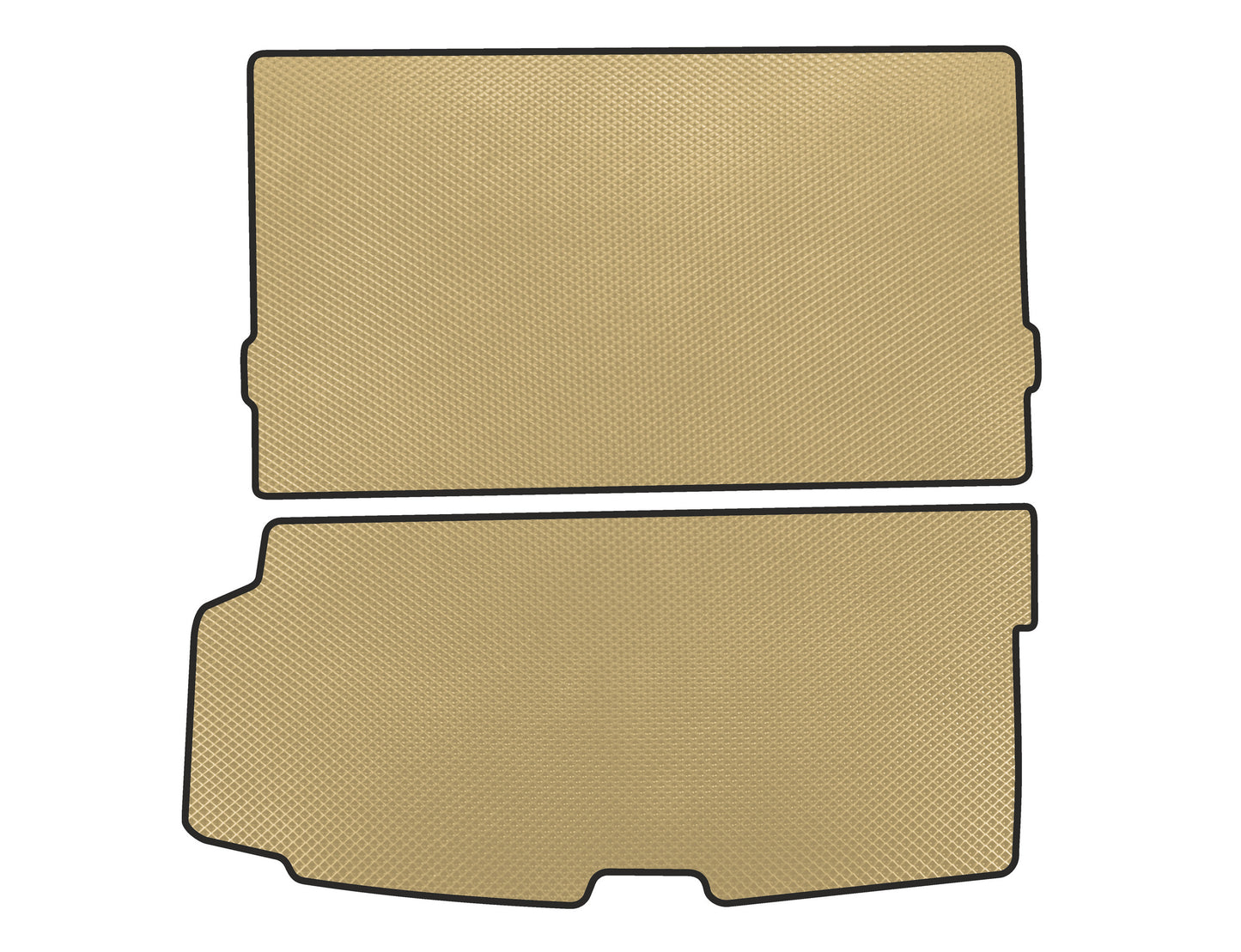 Trunk Mat EVA (2020-, beige) for Volvo XC90 2015- - image 1