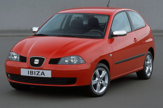 Chrome Mirror Covers (2000-2002, 2 pcs, plastic) for Seat Ibiza 2002-2009 - image 1