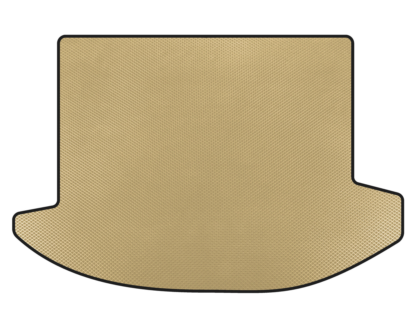 EVA Trunk Mat (2006-2012, 2 Rows, 7-Seater, Beige) for Kia Carens 1999-2012 - image 1