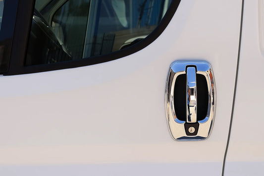 Chrome Door Handle Covers (Stainless Steel) for Peugeot Boxer 2006-2025 - image 1