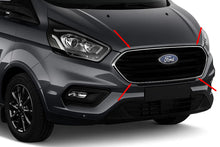 Chrome Trim for Front Grille 2018+ (4 pcs, Stainless Steel) for Ford Custom 2013-2022 - image 1