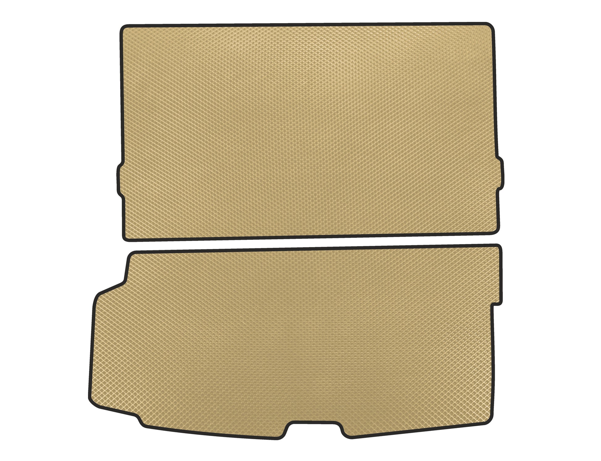 Trunk Mat EVA (2020-, beige) for Volvo XC90 2015- - image 1