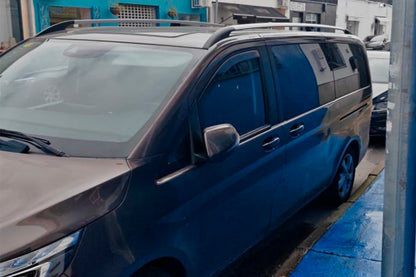 Roof Rails Chrome CAN Original Design (Metal Feet) for Mercedes Viano 2004-2014 - image 8
