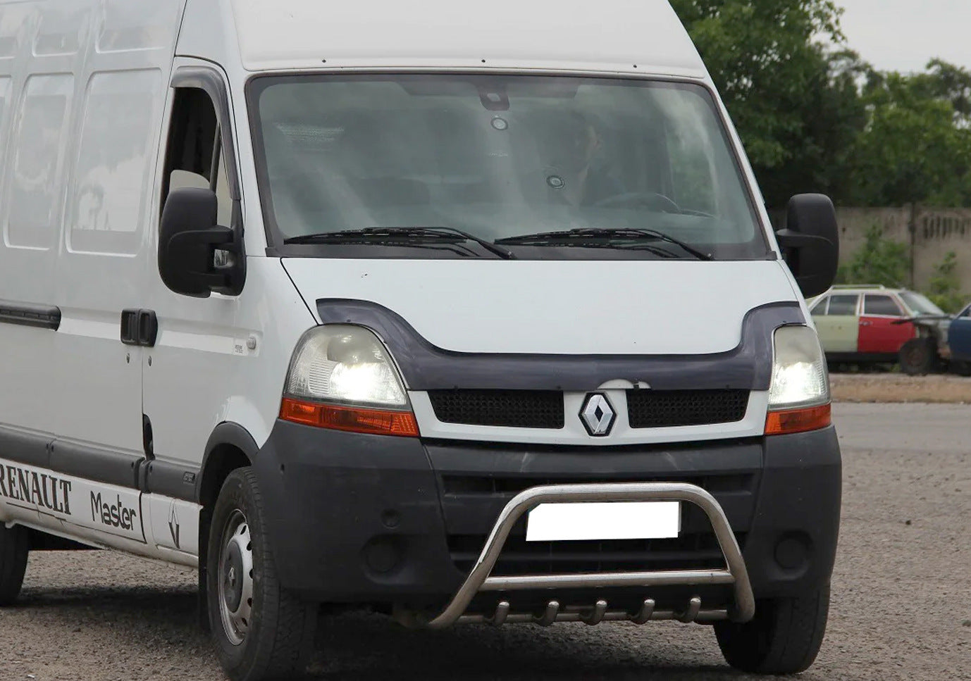 Front bar (stainless steel) for Renault Master 1998-2010 - image 4