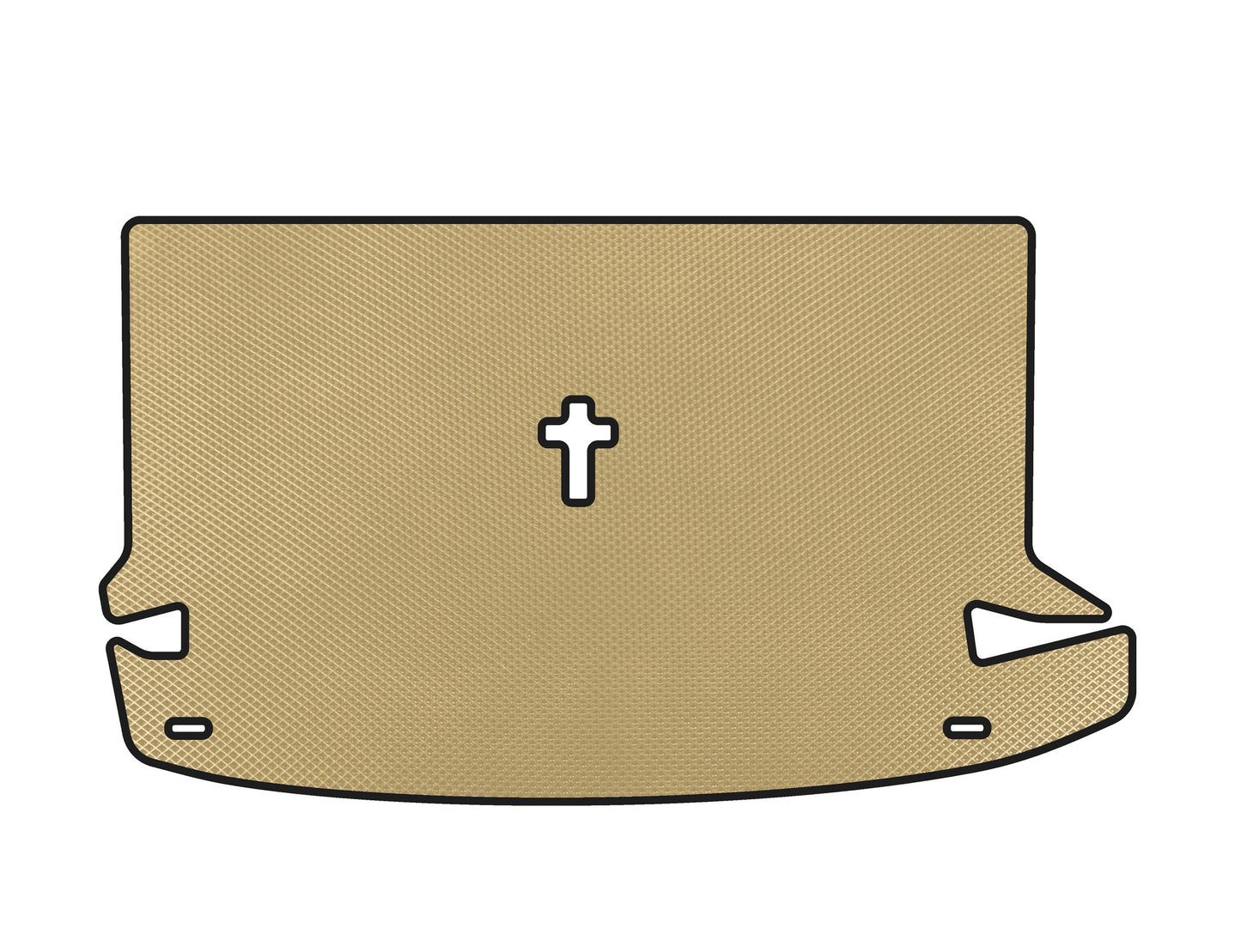 EVA Trunk Mat (7-Seater, Beige) for Dacia Lodgy 2012-2022 - image 1