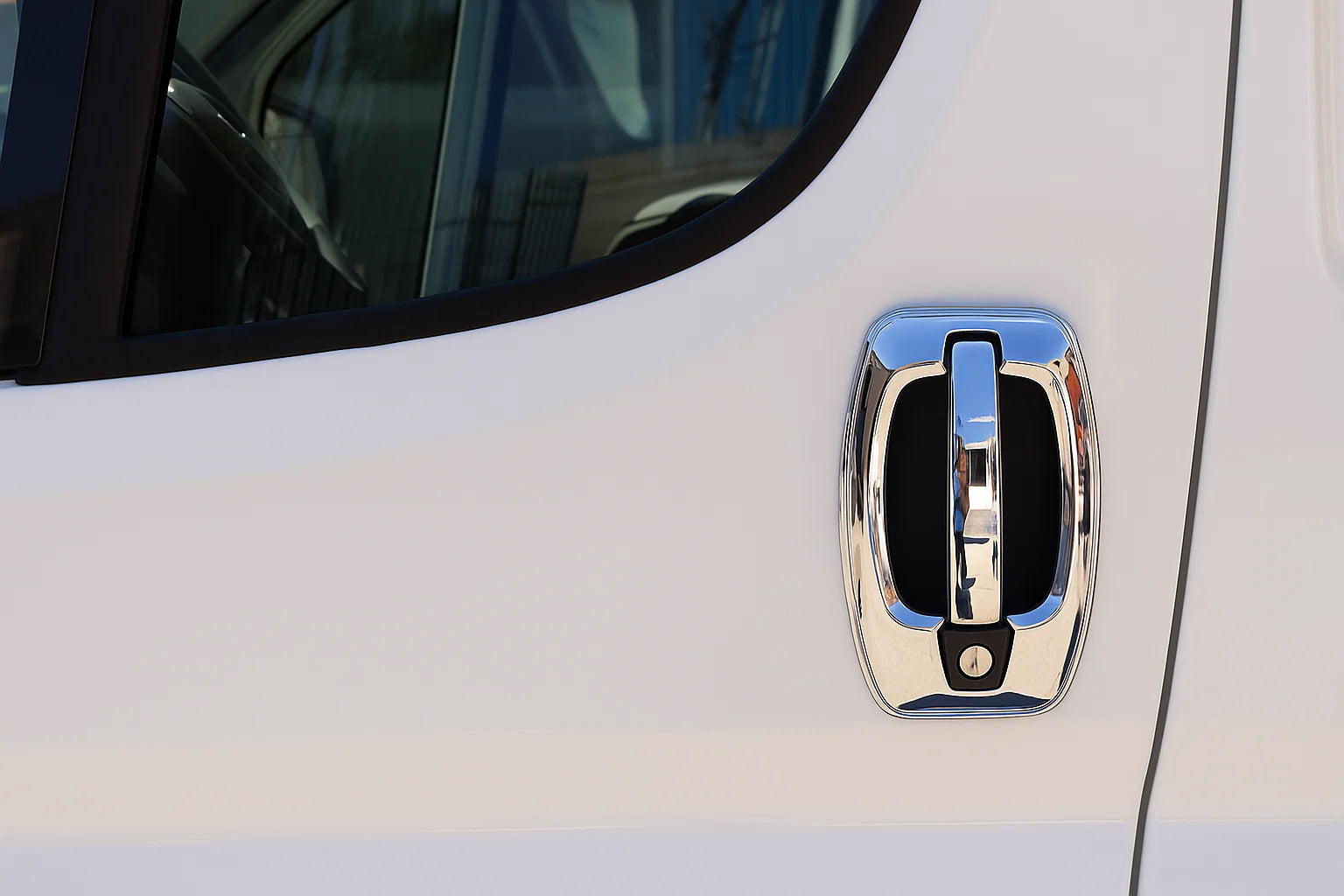 Chrome Door Handle Covers (Stainless Steel) for Fiat Ducato 2006-2025 - image 1