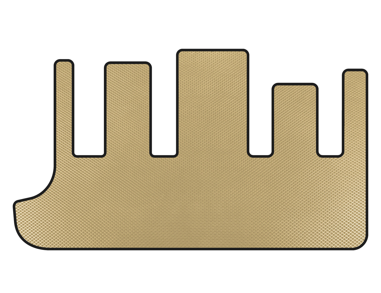 EVA trunk mat (for Grand Voyager, Beige) for Chrysler Voyager 2001-2007 - image 3