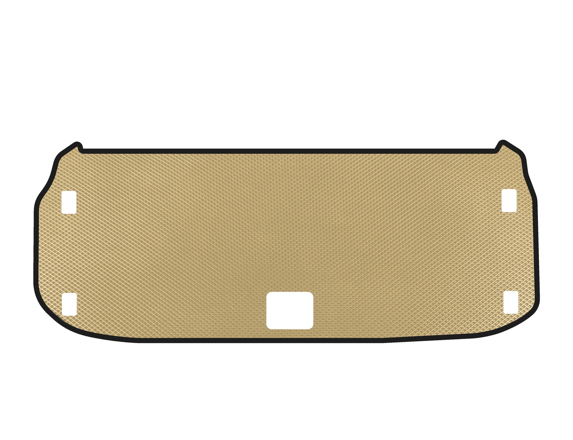 EVA Trunk Mat (up to 3rd Row, Beige) for Infiniti QX60 2016-2021 - image 1