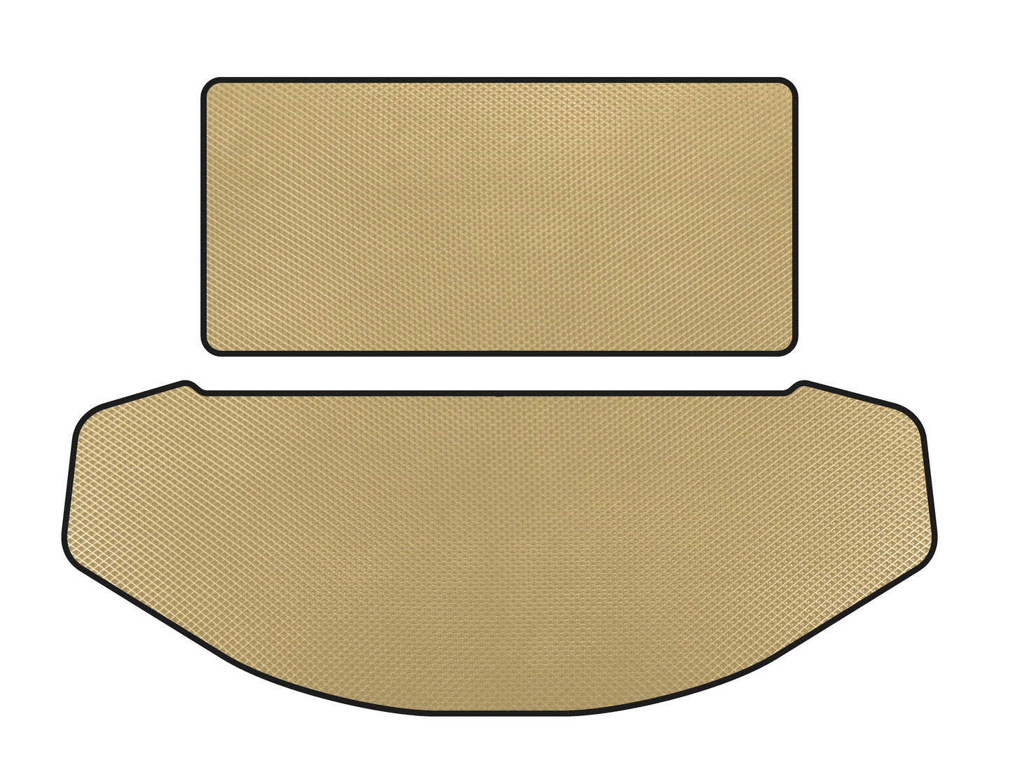 EVA Trunk Mat (Seat Back+Trunk, 7-Seater, Beige) for Mazda CX-9 2017- - image 1