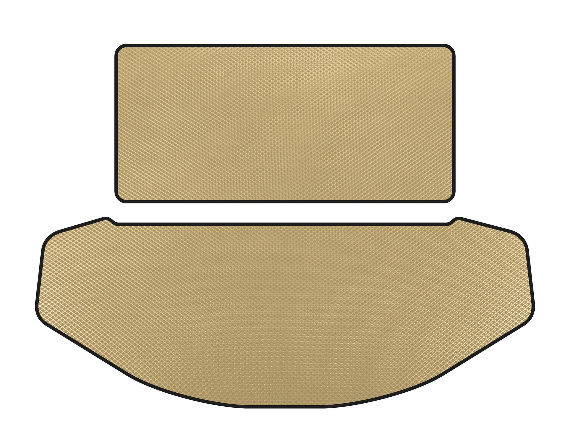 EVA Trunk Mat (Seat Back+Trunk, 7-Seater, Beige) for Mazda CX-9 2017- - image 1