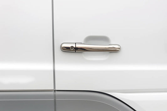 Door Handle Covers (2 pcs, Stainless Steel) for Mercedes Atego 1998-2004 - image 2