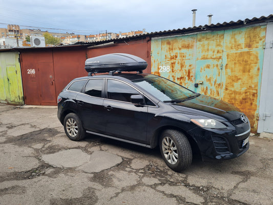 Roof rack for fixed points lockable Wingbar V3 (2 pcs) for Mazda CX-7 2006-2012 - image 2