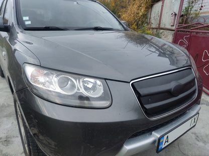 Winter grill 2005-2010 (top) for Hyundai Santa Fe 2 2006-2012 - image 3