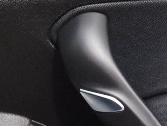Covers on the armrests in the cabin (2 pcs., stainless steel) for Renault Megane IV 2016-2025 - Reelken Auto