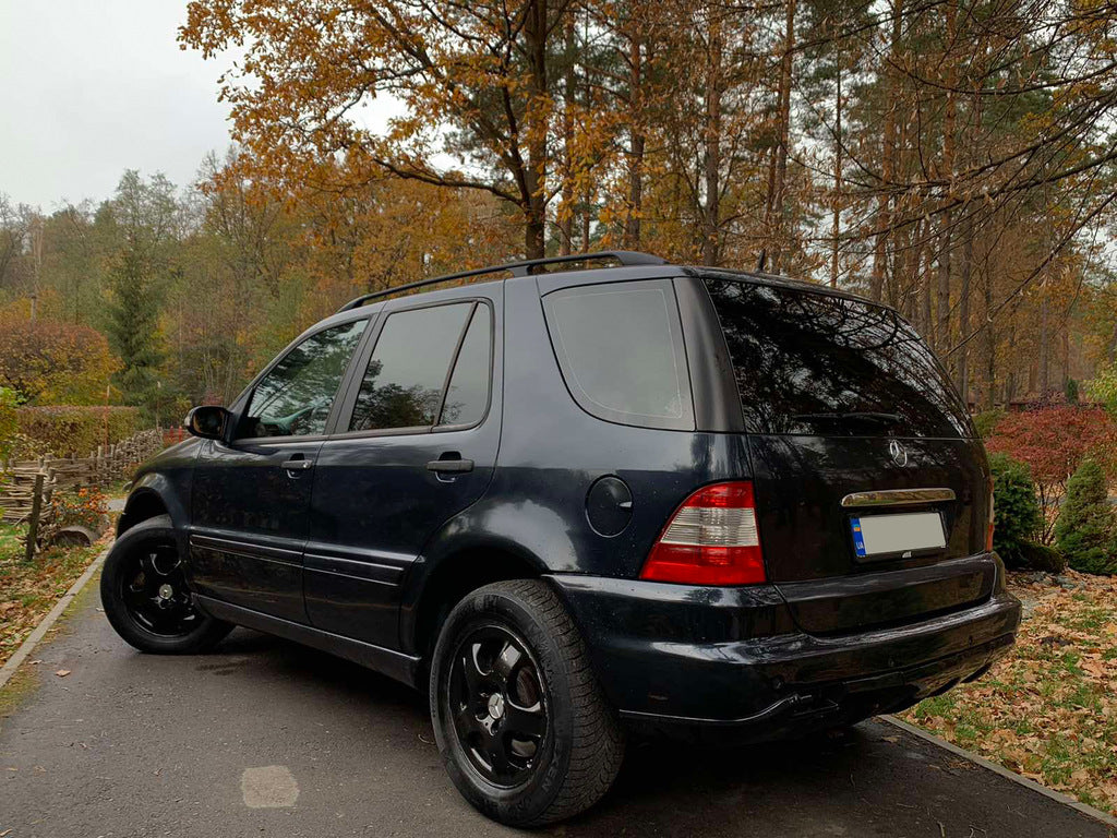 Chrome trim above license plate (stainless steel) for Mercedes ML W163 1997-2005 - image 3