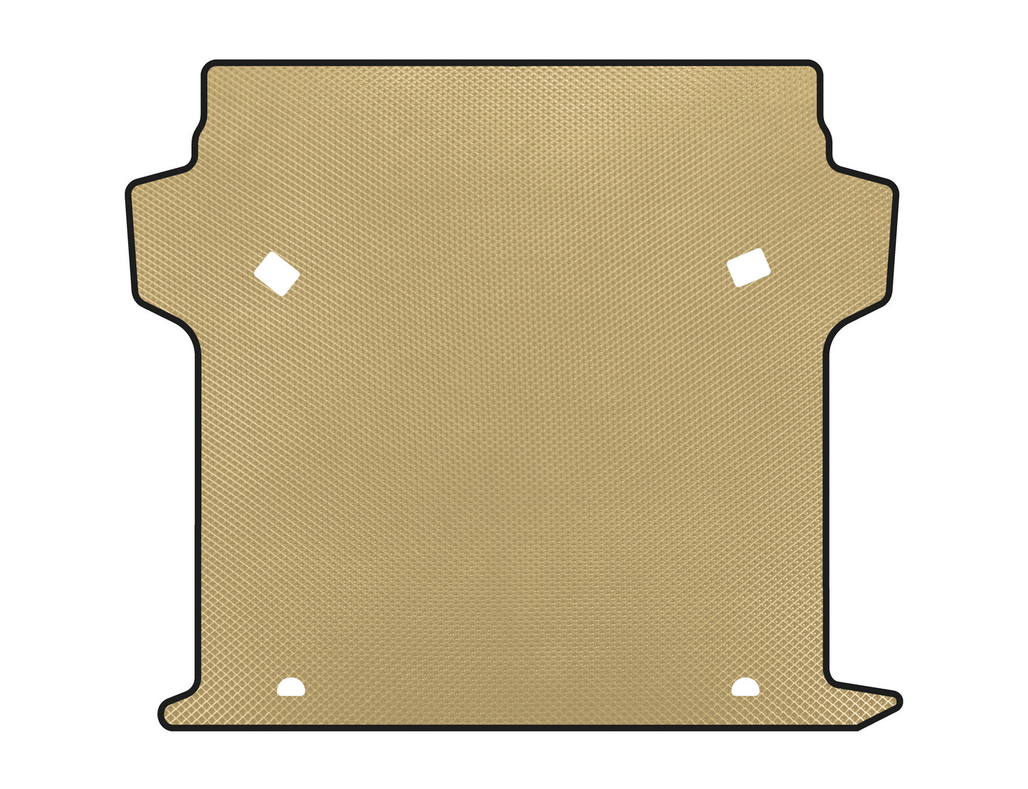 Trunk mat (Beige) for Fiat Doblo II 2010-2022 - image 1