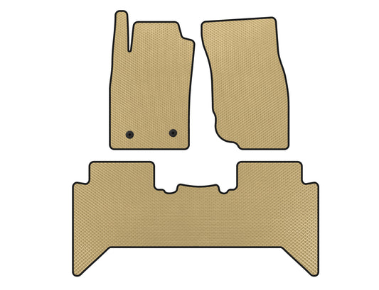 EVA Floor Mats (Beige) for Toyota Hilux 2006-2015 - image 1