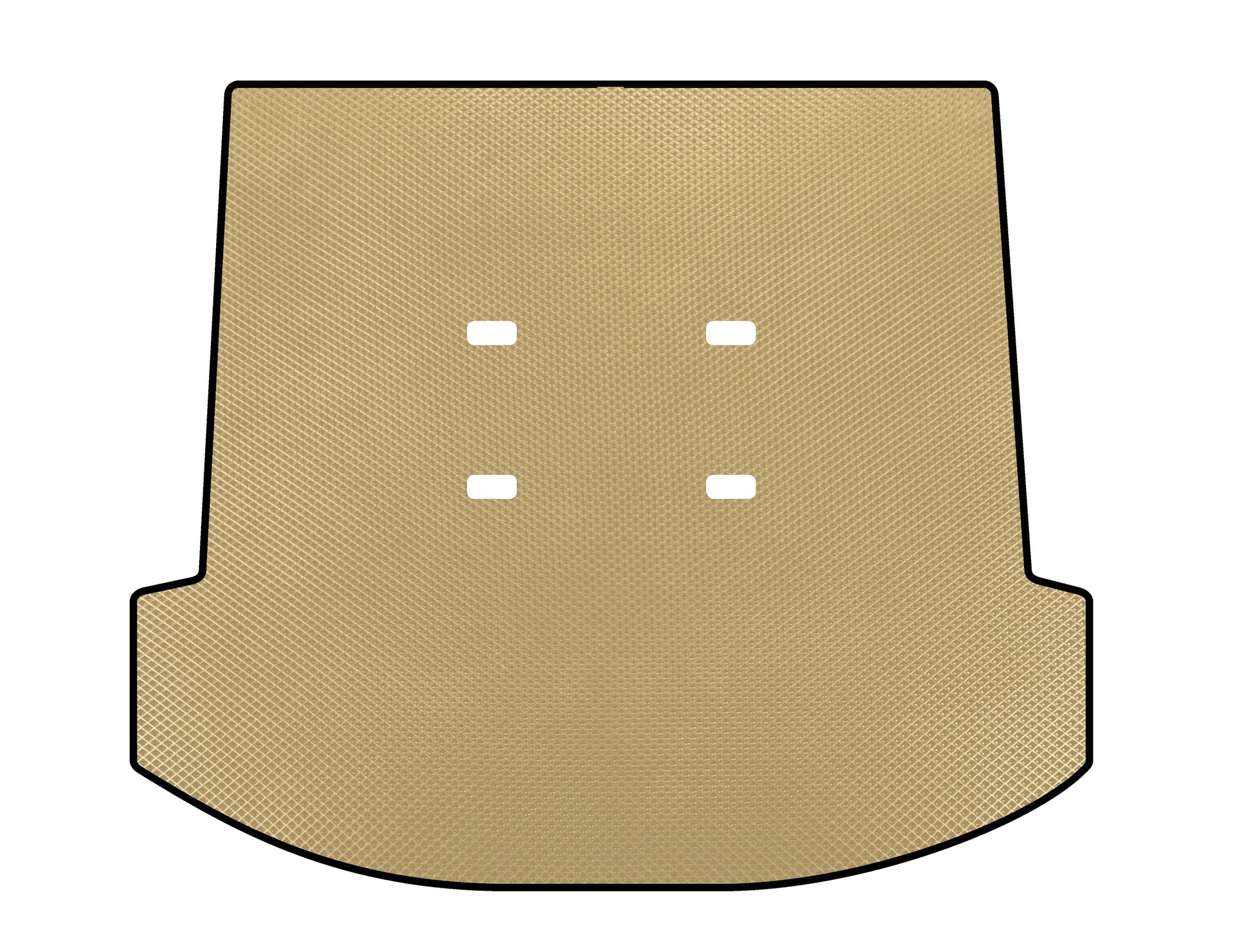 EVA Trunk Mat (Beige) for Toyota Fortuner 2006-2015 - image 1