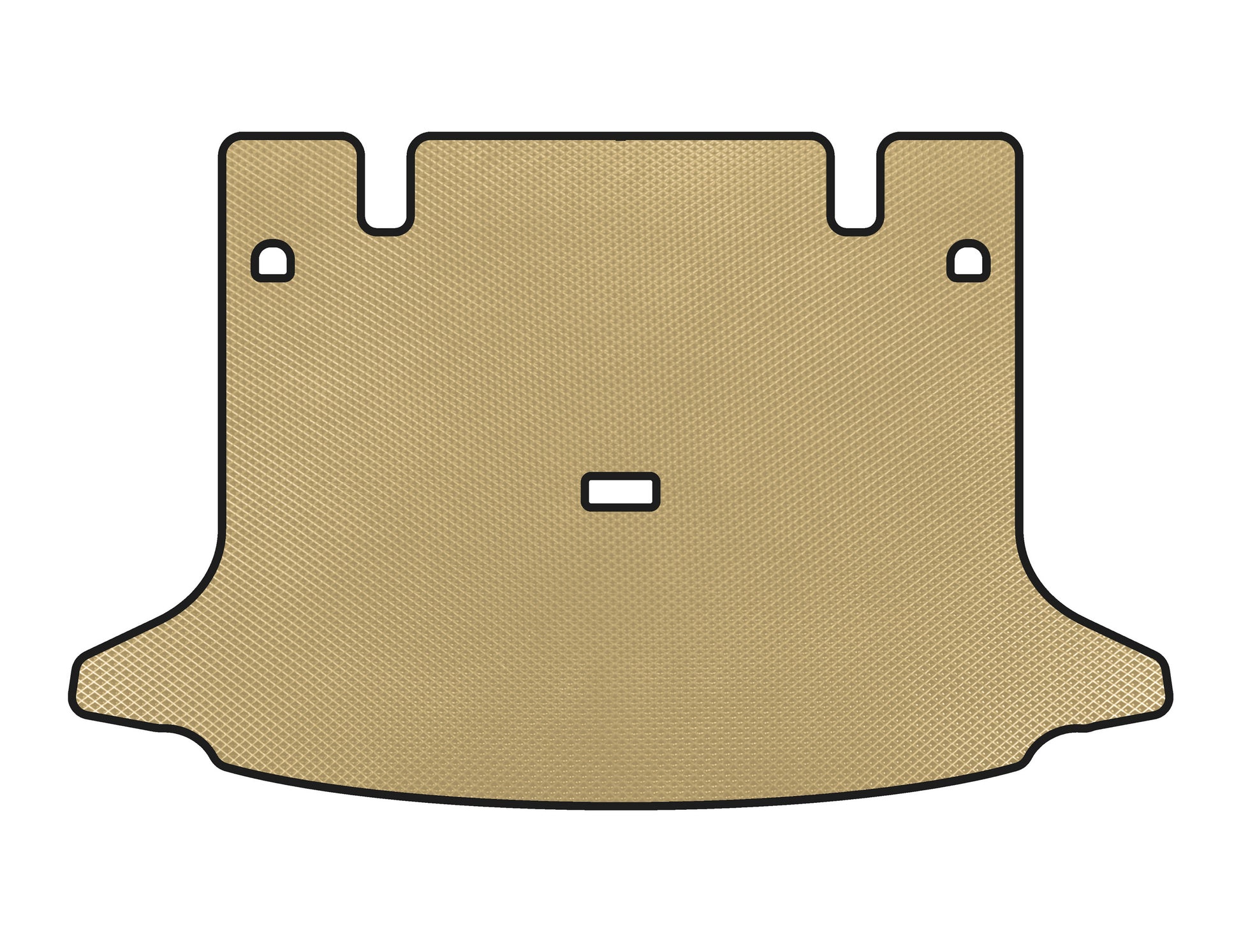 Trunk mat (SW, 7-seater, Beige) for Dacia Logan I 2005-2008 - image 1