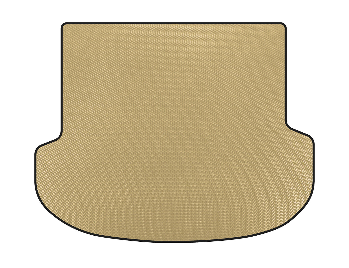 EVA trunk mat (2020-2023, Beige) for Hyundai Santa Fe 4 2018-2023 - image 1