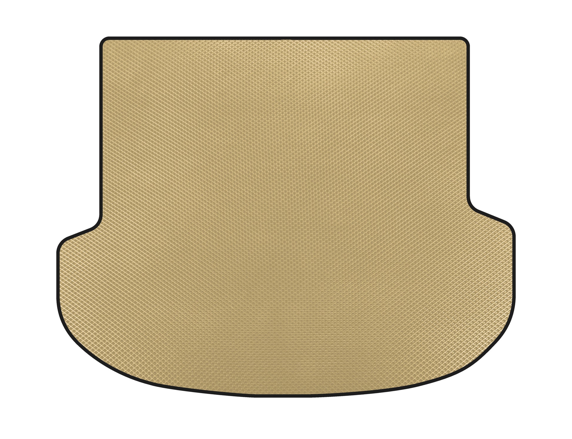 EVA trunk mat (2020-2023, Beige) for Hyundai Santa Fe 4 2018-2023 - image 1