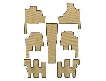 EVA Floor Mats (for Grand Voyager, Automatic, Beige) for Chrysler Voyager 2001-2007 - image 3