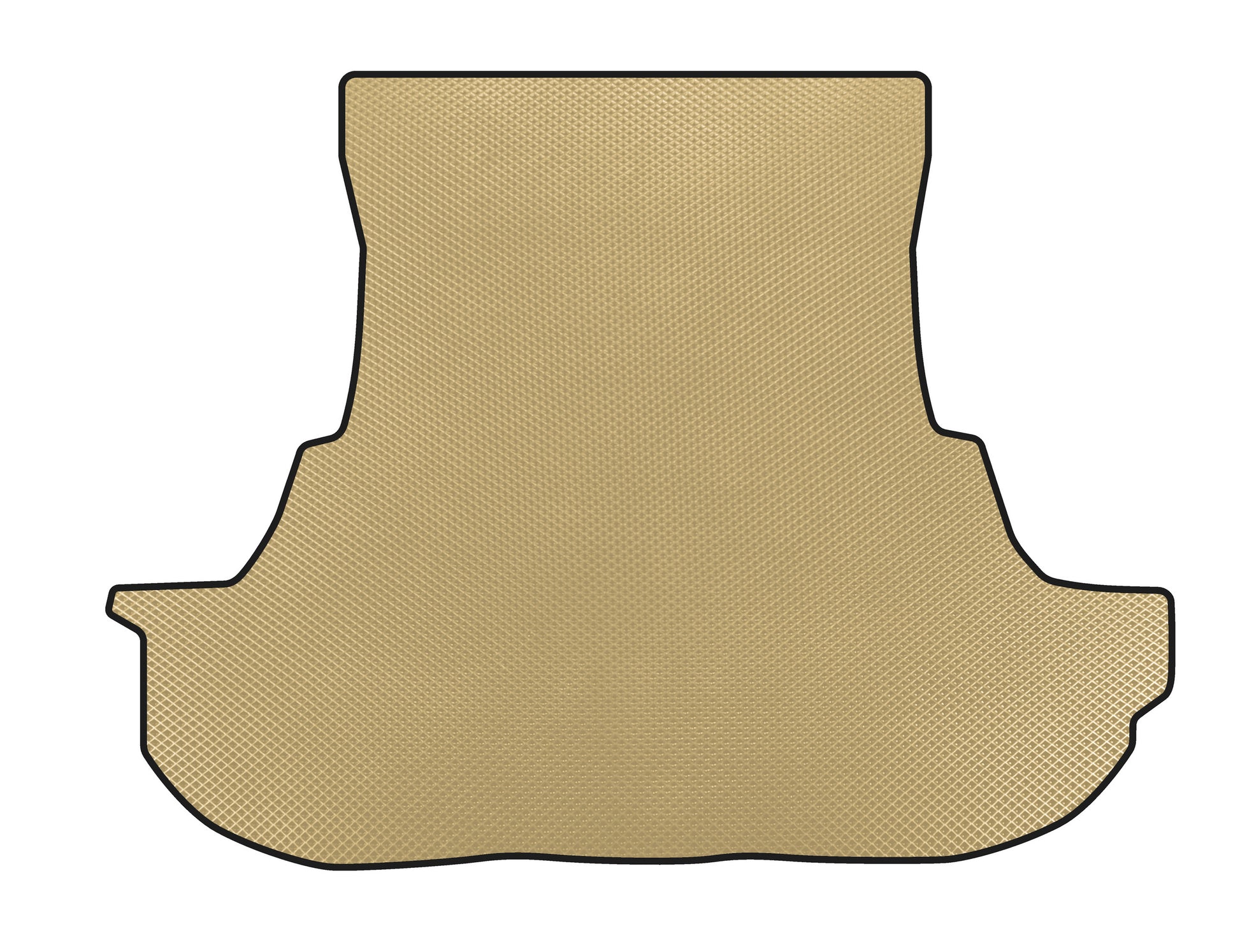 EVA Trunk Mat (Coupe, Beige) for Dodge Challenger 2008-2023 - image 1