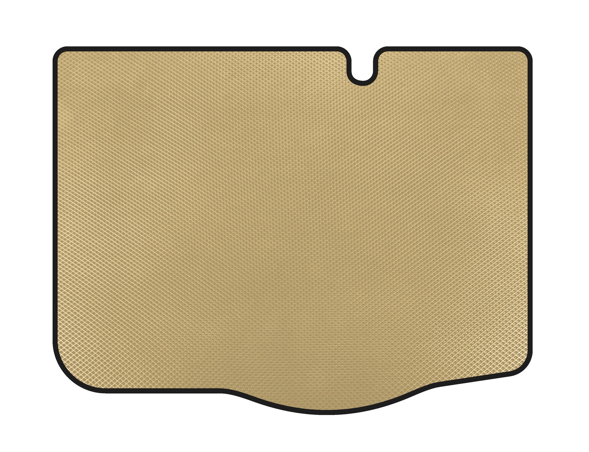 EVA Trunk Mat (HB, 5-Door, Pre-Facelift, Beige) for Fiat Punto Grande/EVO 2006-2018 - image 1
