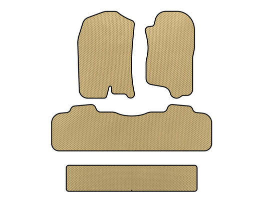 EVA floor mats (3 rows, 2007-2014, Beige) for Chevrolet Tahoe 2007-2014 - image 1