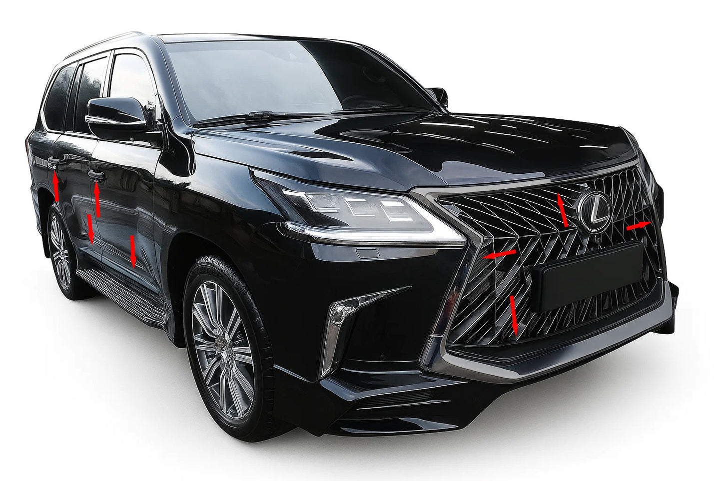 BlackEdition Body Kit (for TRD 2016+) for Lexus LX570/450d 2008-2022 - image 1