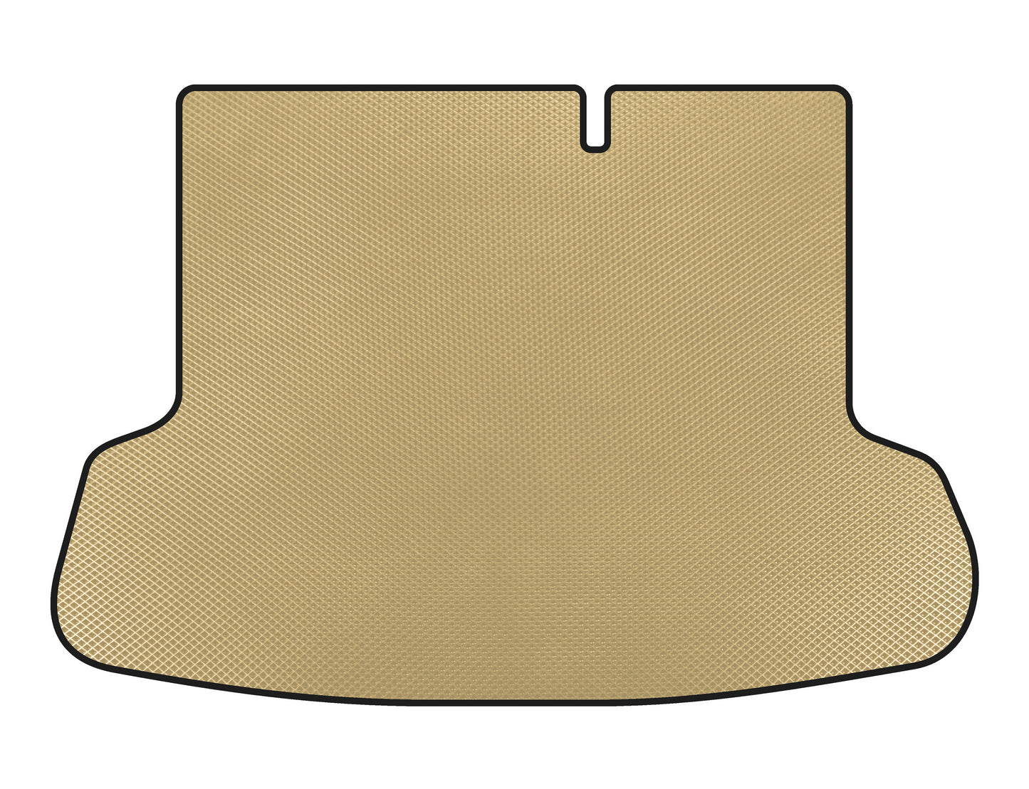 Mat in the trunk EVA (SD, Beige) for Hyundai Accent 2006-2010 - image 1