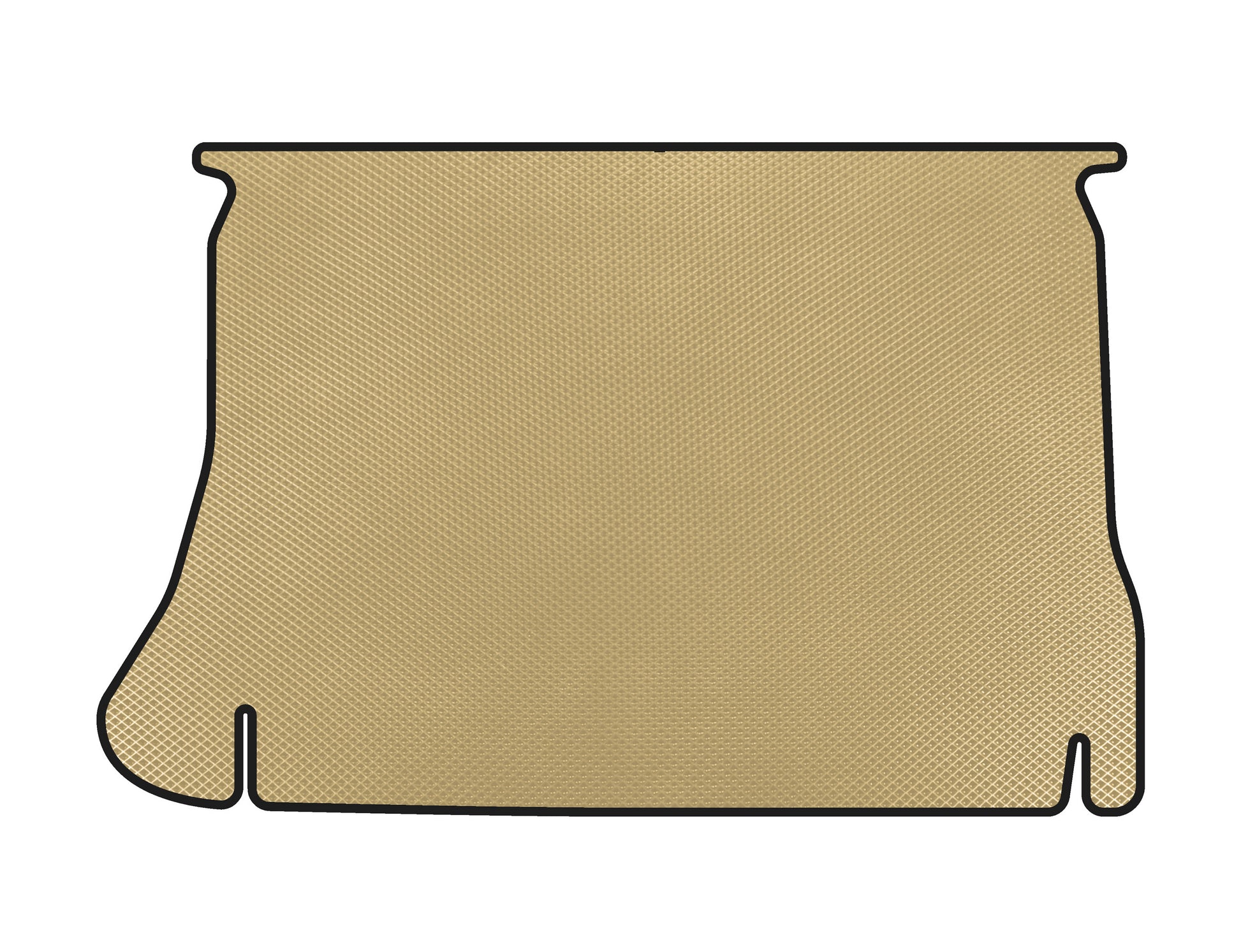 Trunk Mat EVA (HB, Beige) for Daewoo Lanos 1998-2017 - image 1