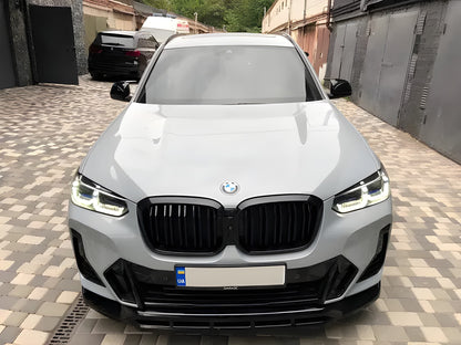 Kidneys M-Look (2021+, Gloss Black) for BMW X3 G01 2018- - image 3