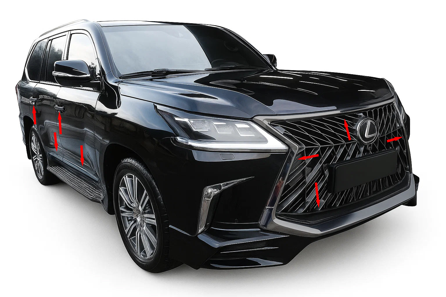 BlackEdition Body Kit (for TRD 2016+) for Lexus LX570/450d 2008-2022 - image 1