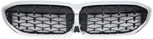 Diamond Black Kidney Grilles (2018-2022, Chrome Trim) for BMW 3 Series G20/G21 2018- - image 2