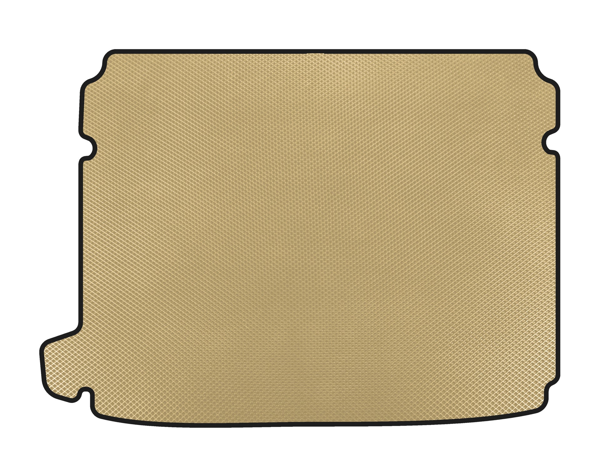 EVA trunk mat (HB, Before restyling, Beige) for Citroen DS-4 - image 1
