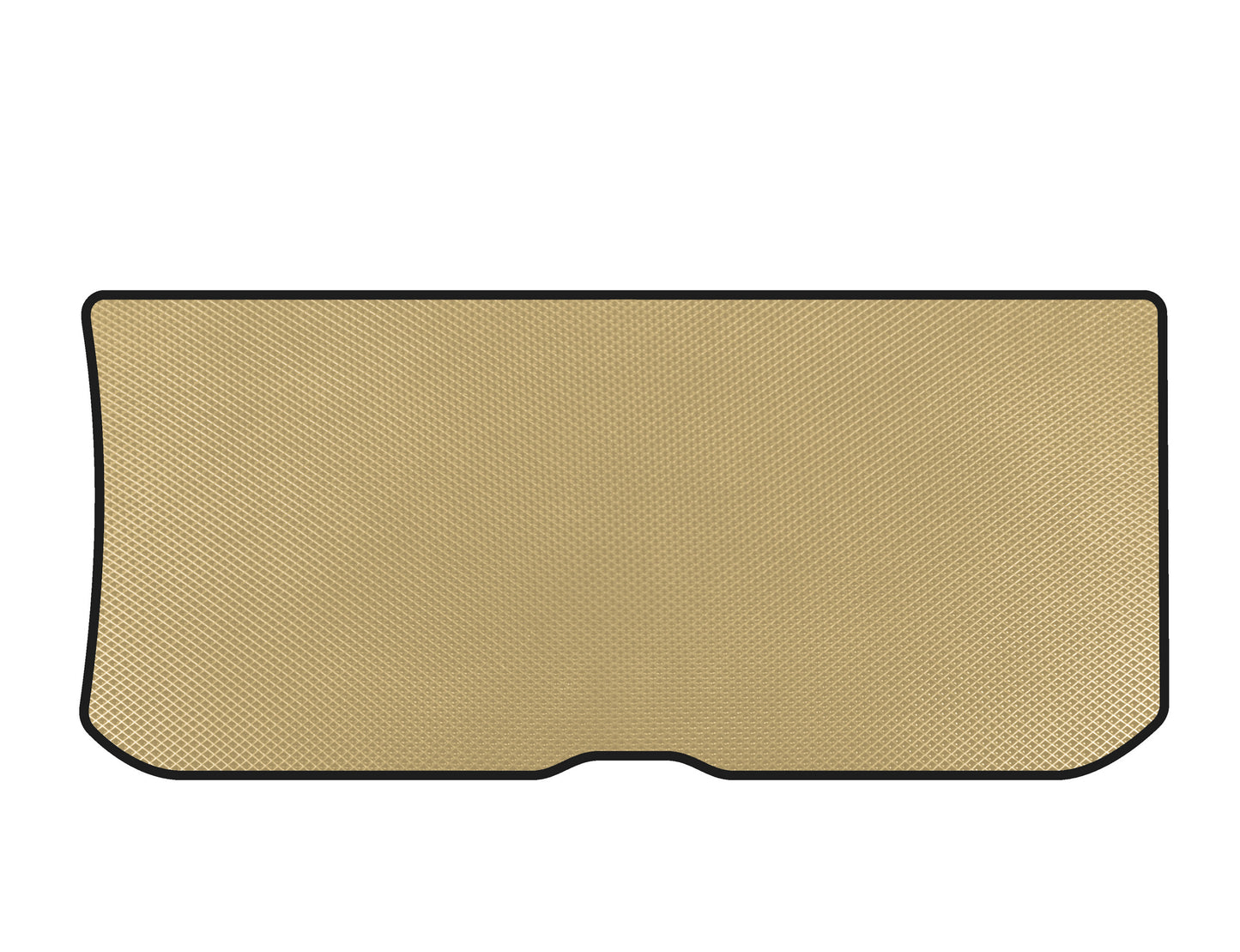 Trunk mat (2015-2018, 3-row, 8-seater, USA, Beige) for Honda Pilot 2015-2022 - image 1