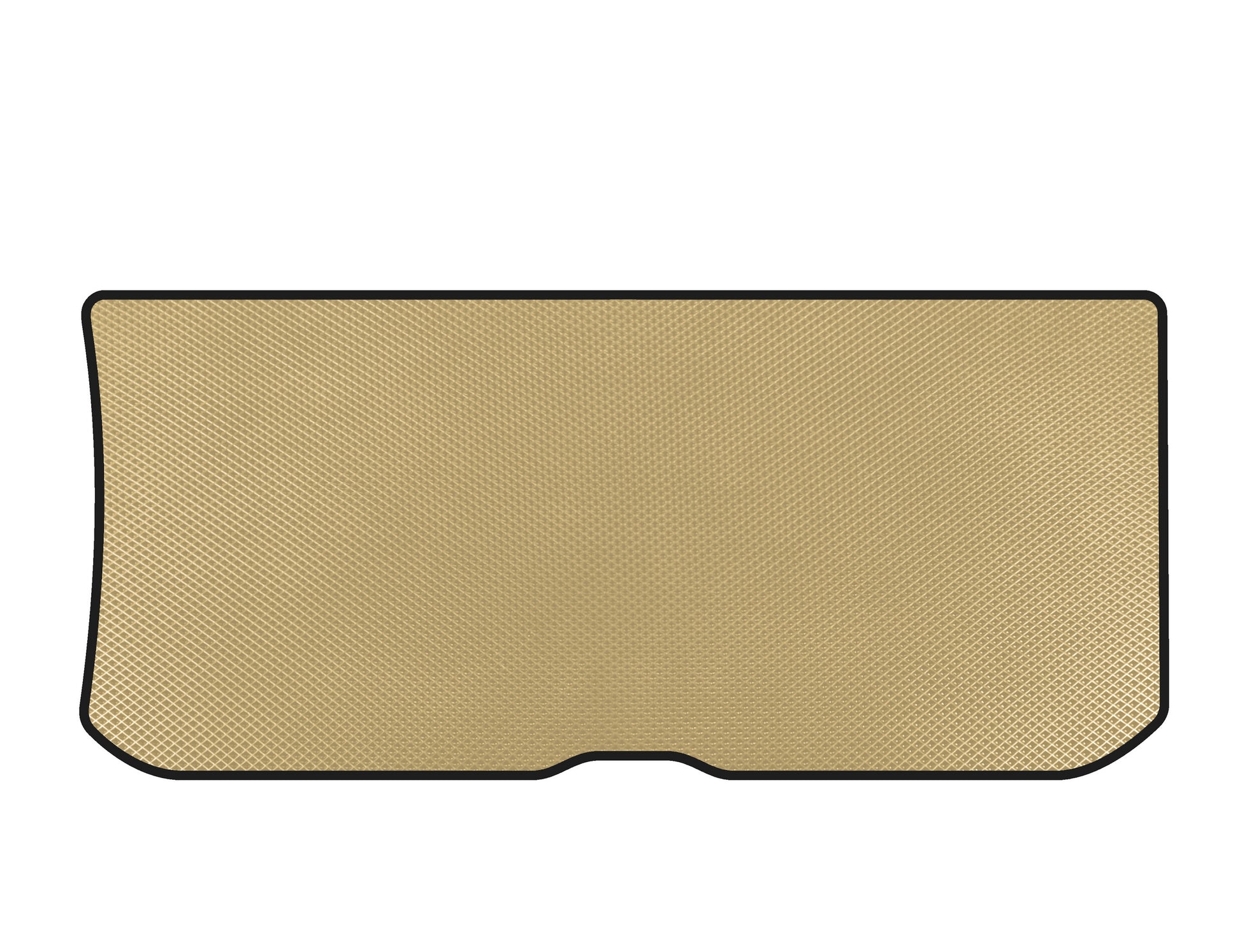 Trunk mat (2015-2018, 3-row, 8-seater, USA, Beige) for Honda Pilot 2015-2022 - image 1