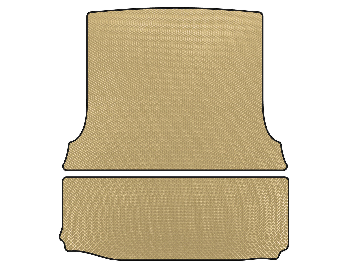 EVA Trunk Mat (Cargo, Beige) for Fiat Fiorino/Qubo 2008-2024 - image 1