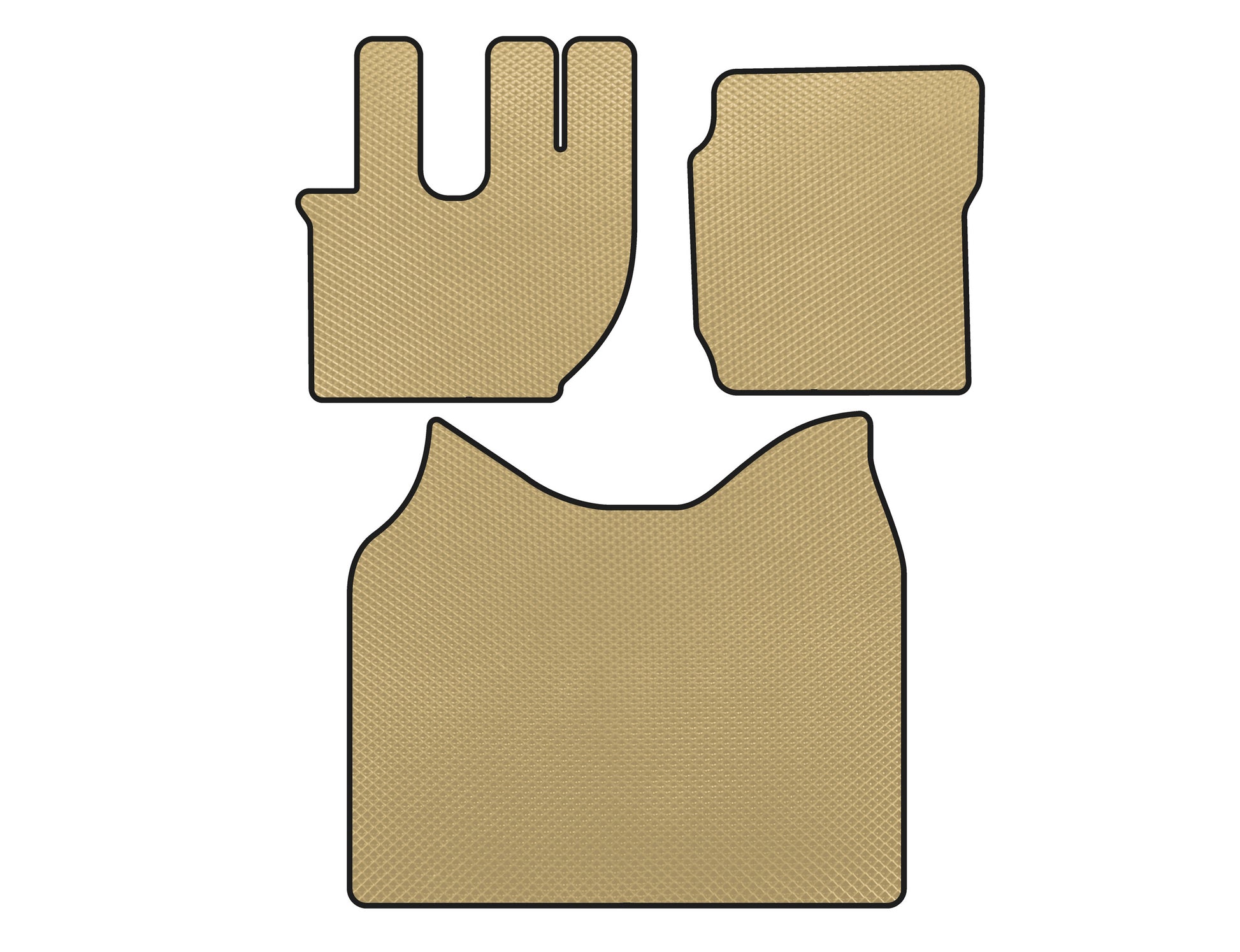 EVA Floor Mats (2008-2012, Beige) for Volvo FH 1993-2012 - image 1
